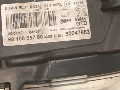 Left headlight PEUGEOT 208 I (CA_, CC_) 1.6 BlueHDi 100 | BP28438990C28 