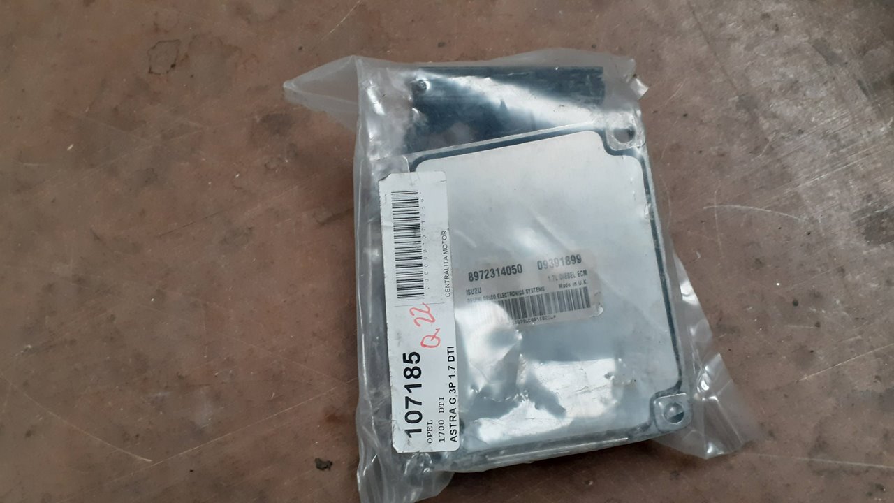 Engine control unit (ECU) OPEL ASTRA G Hatchback (T98) 1.7 DTI 16V 