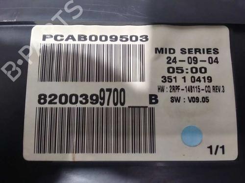 Instrument cluster RENAULT MEGANE II (BM0/1_, CM0/1_)  | BP15912538C47 
