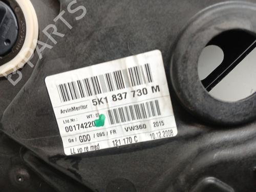 Front right window mechanism VW GOLF VI (5K1) 1.4 TSI | BP38786008C23 - Image 2