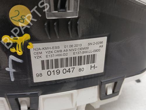 Instrument cluster PEUGEOT 208 I (CA_, CC_) 1.2 VTI 82 | BP26575819C47 