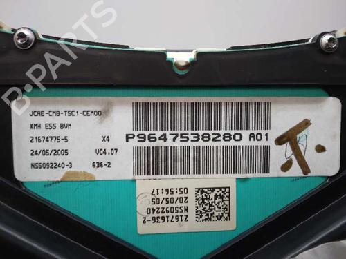 Kombinert Instrument PEUGEOT 307 SW (3H)  | BP17076406C47