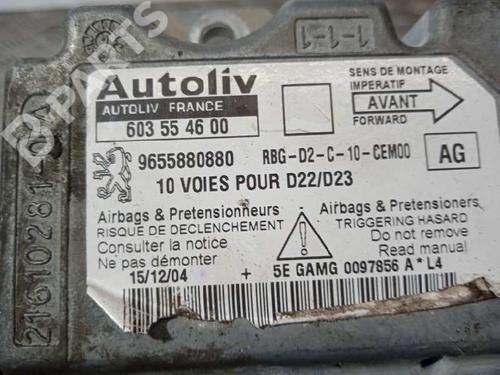 ECU airbags PEUGEOT 407 (6D_)  | BP11831212M53 