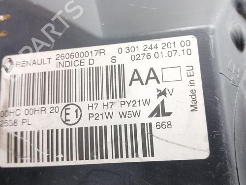 Left headlight RENAULT MEGANE III Hatchback (BZ0/1_, B3_) | BP32392422C28