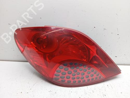 Used Left taillight Left taillight PEUGEOT 207 (WA_, WC_) 1.4 (75 hp) 33853931 33853931