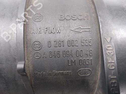 Mass air flow sensor MERCEDES-BENZ C-CLASS Coupe (CL203) C 220 CDI (203.708) | BP8637237M95 