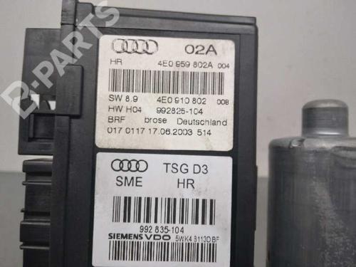 Right rear window motor AUDI A8 D3 (4E2, 4E8) 3.7 quattro | BP11243330E22 