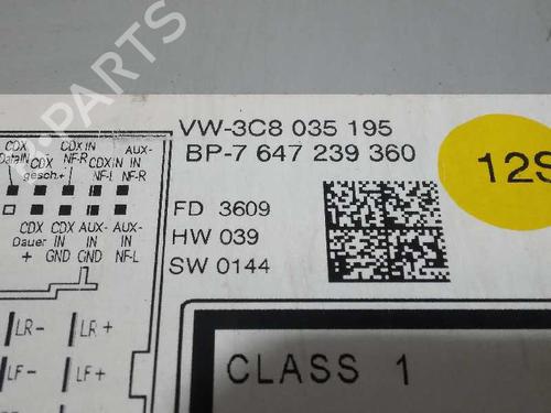 Radio VW GOLF VI (5K1) 1.6 TDI | BP15205037E6 
