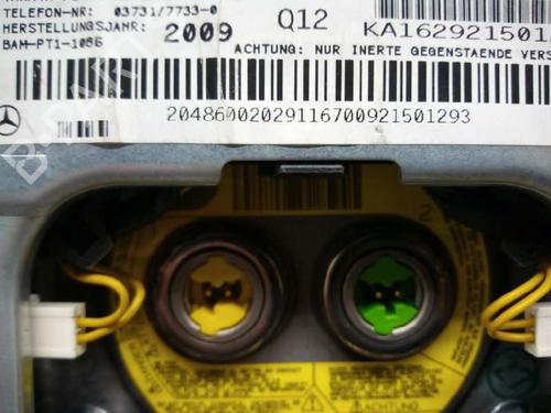Driver airbag MERCEDES-BENZ C-CLASS (W204) C 220 CDI (204.008) | BP16497850C9 