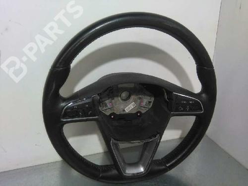 Used Steering wheel SEAT LEON (5F1) 1.2 TSI (110 hp) 5946078