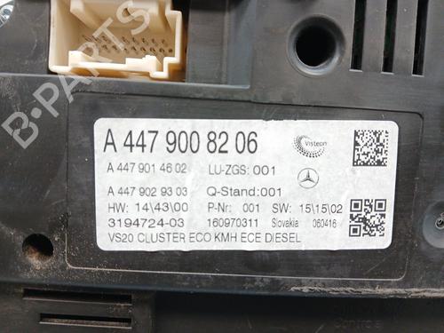 Instrument cluster MERCEDES-BENZ VITO Van (W447)  | BP28209544C47 