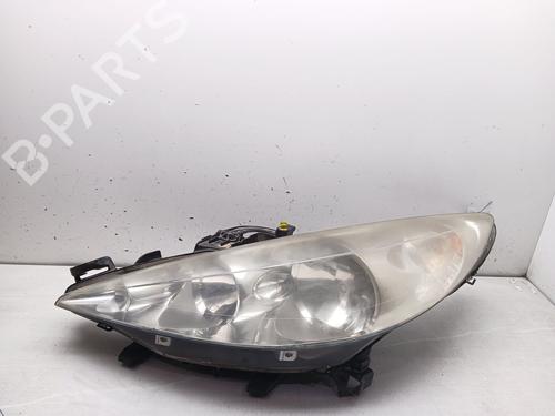 Used Left headlight PEUGEOT 207 (WA_, WC_) 1.4 HDi (68 hp) 29627312