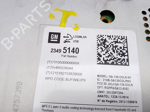 Radio OPEL ASTRA J (P10) 1.6 CDTi (68) | BP29063314E6 