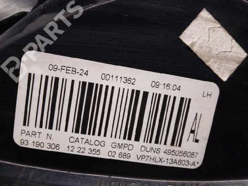 Left taillight OPEL ASTRA H (A04) 1.4 (L48) | BP12201538C34 