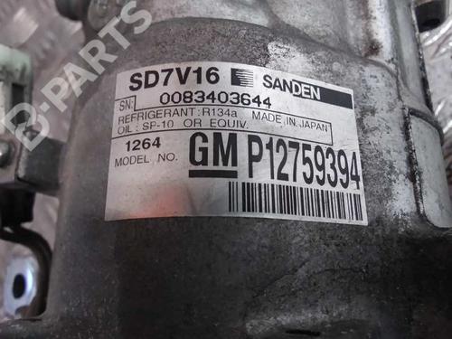 AC compressor SAAB 9-3 (YS3F, E79, D79, D75)  | BP11934668M34 