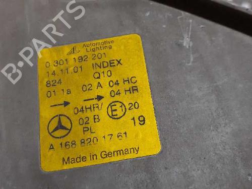 Left headlight MERCEDES-BENZ A-CLASS (W168) A 170 CDI (168.008) | BP8797626C28 