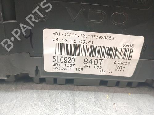 Instrument cluster SKODA YETI (5L) 2.0 TDI | BP31664529C47 - Image 3