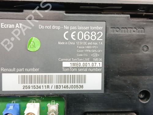 Display monitor RENAULT MEGANE III Grandtour (KZ0/1) 1.2 TCe (KZ2B, KZ11) | BP31069267C48 