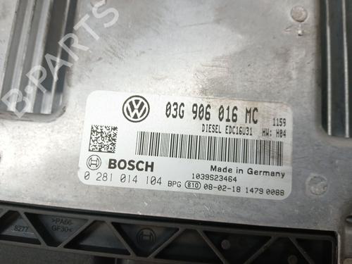 Engine control unit (ECU) SKODA SUPERB I (3U4) 1.9 TDI | BP31808417M57