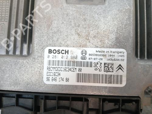 Engine control unit (ECU) CITROËN C4 Picasso I MPV (UD_) 1.6 HDi | BP36238409M57 - Image 5