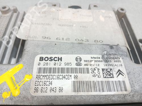 Engine control unit (ECU) CITROËN C4 Coupe (LA_) 1.6 HDi | BP37072957M57 - Image 3