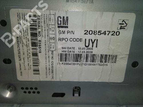 Radio CHEVROLET CRUZE (J300) 2.0 CDI | BP6102303E6 