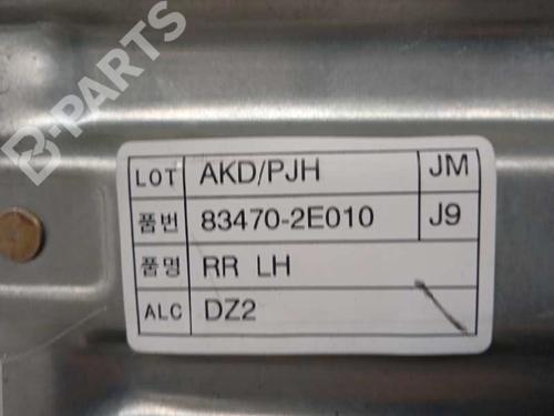 Rear left window mechanism HYUNDAI TUCSON (JM) 2.0 CRDi | BP2366818C24 