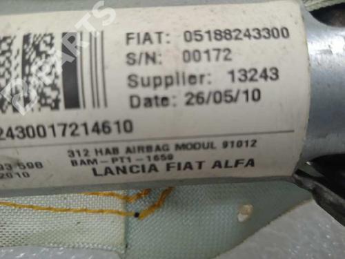 Left curtain airbag FIAT 500 (312_) 1.3 D Multijet (312AXB1A) | BP9307399C11 