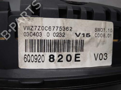Instrument cluster VW POLO (9N_, 9A_) 1.9 TDI | BP16854757C47 