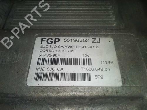 Engine control unit (ECU) OPEL CORSA C (X01) 1.3 CDTI (F08, F68) | BP16533226M57 