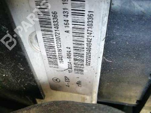 Used ABS pump ABS pump MERCEDES-BENZ M-CLASS (W164) ML 320 CDI 4-matic (164.122) (224 hp) 10411968 10411968