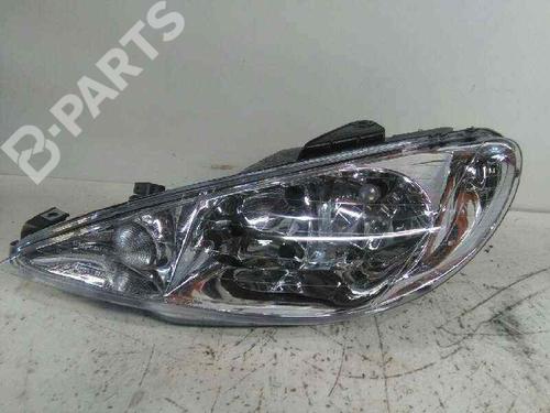 Used Left headlight PEUGEOT 206 Hatchback (2A/C) 2.0 HDI 90 (90 hp) 4451356