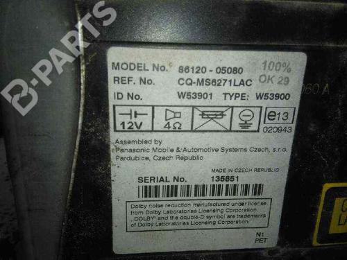 Radio TOYOTA AVENSIS (_T25_) 2.0 D-4D (CDT250_, CDT250R) | BP4448439E6 