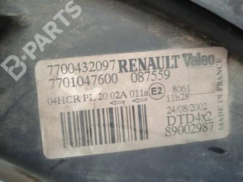 Højre forlygte RENAULT SCÉNIC I MPV (JA0/1_, FA0_) 1.9 dCi (JA05, JA1F) | BP9827414C29 