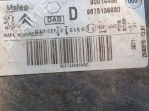 Right headlight CITROËN C-ELYSEE (DD_) 1.6 HDI 92 | BP28583566C29 
