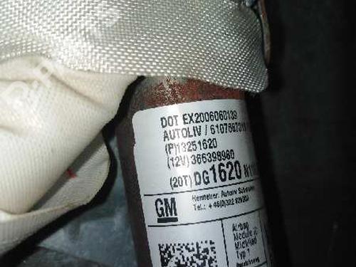 Right curtain airbag OPEL ASTRA J (P10) 1.7 CDTI (68) | BP6108764C12 