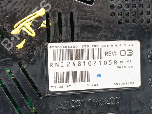 Instrument cluster RENAULT MEGANE III Hatchback (BZ0/1_, B3_) 1.2 TCe (BZ2B, BZ11) | BP30176805C47 