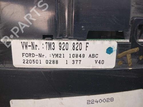 Instrument cluster VW SHARAN (7M8, 7M9, 7M6)  | BP12140206C47 
