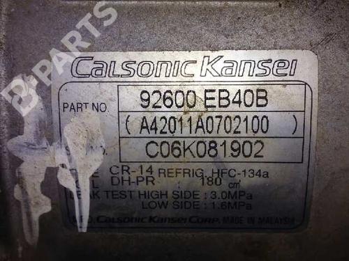 AC compressor NISSAN NAVARA NP300 (D40)  | BP2400838M34 