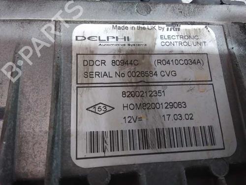 Engine control unit (ECU) RENAULT CLIO II (BB_, CB_)  | BP16217003M57 