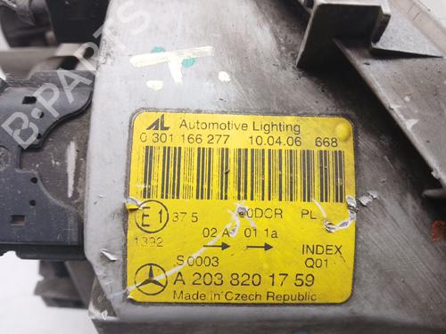 Lyskaster venstre MERCEDES-BENZ C-CLASS (W203) C 180 Kompressor (203.046) | BP29537765C28 