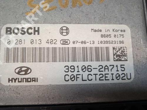 Engine control unit (ECU) HYUNDAI i30 (FD) 1.6 CRDi | BP10294556M57 