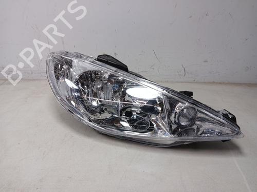 Right headlight PEUGEOT 206 Hatchback (2A/C)  | BP23256844C29 