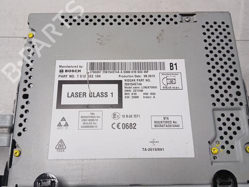 Radio NISSAN QASHQAI II SUV (J11, J11_) 1.5 dCi | BP21788086E6 