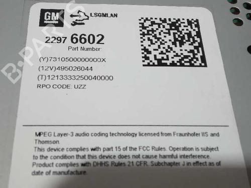 Radio OPEL ASTRA J Sports Tourer (P10)  | BP13898562E6 