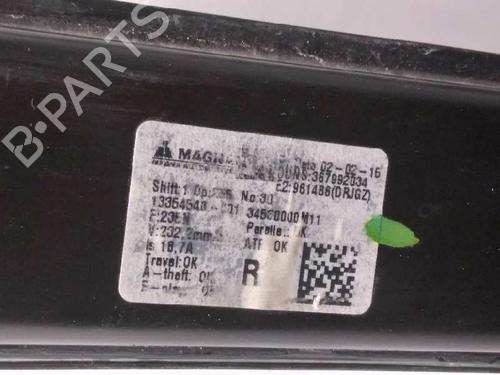 Front right window mechanism OPEL MERIVA B MPV (S10)  | BP16948181C23 