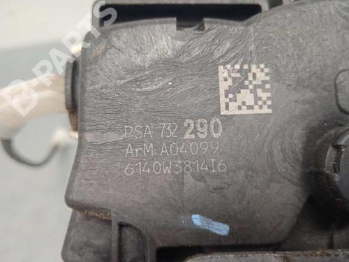 Front right lock PEUGEOT 3008 I MPV (0U_) 1.6 HDi | BP8498446C97 