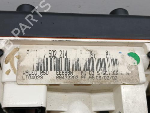 Commande Chauffage MINI MINI (R50, R53) One | BP16499945I5 