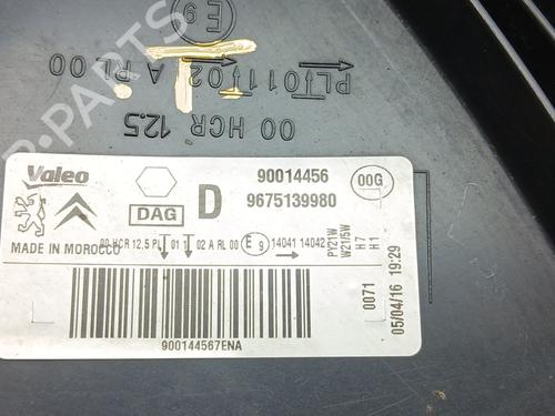 Right headlight CITROËN C-ELYSEE (DD_) 1.6 BlueHDi 100 | BP27841255C29 