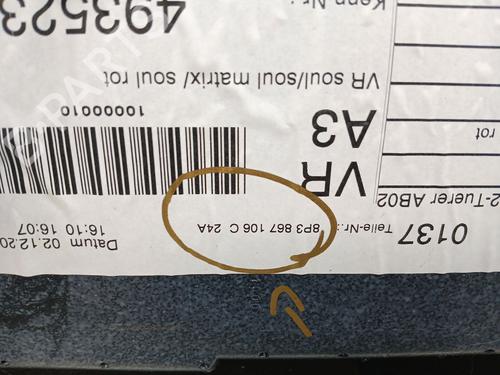 Front right panel AUDI A3 (8P1) 2.0 TDI 16V | BP33654011C59 - Image 8